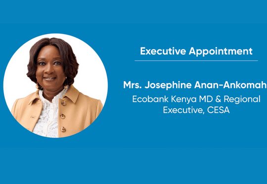 Read more about the article Josephine Anan-Ankomah appointed Ecobank Kenya MD